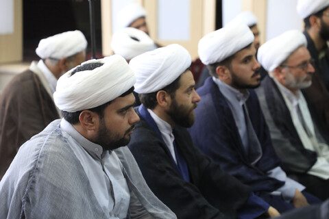 تصاویر|  دیدار جمعی از مبلغین طرح امین با نماینده ولی فقیه در خراسان جنوبی