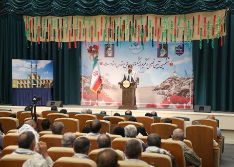 تصاویر/ رگزاری ششمین آیین تجلیل و تکریم پیشکسوتان دفاع مقدس و مقاومت استان با حضور استاندار یزد