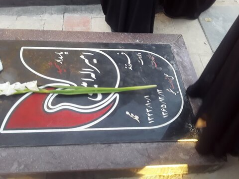 تصاویر/حضور طلاب مدرسه علمیه صدیقه طاهره غرق آباد در یادوراه شهدای دفاع مقدس