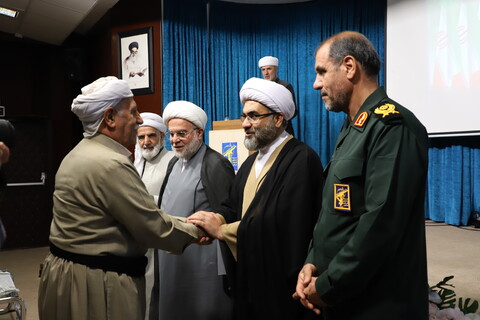 تصاویر/همایش تکریم علماء، ماموستایان، اساتید دانشگاه، نخبگان علمی و فرهنگی و چهره‌های تأثیرگذار استان کردستان