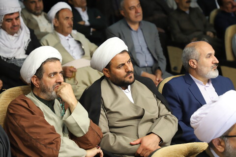 تصاویر/همایش تکریم علماء، ماموستایان، اساتید دانشگاه، نخبگان علمی و فرهنگی و چهره‌های تأثیرگذار استان کردستان