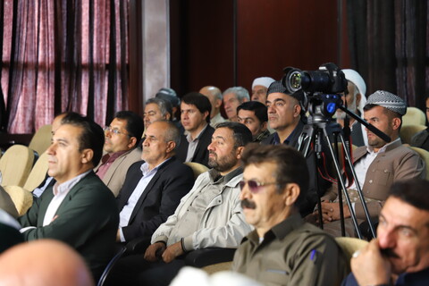 تصاویر/همایش تکریم علماء، ماموستایان، اساتید دانشگاه، نخبگان علمی و فرهنگی و چهره‌های تأثیرگذار استان کردستان
