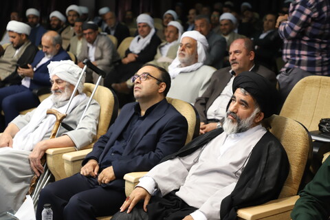 تصاویر/همایش تکریم علماء، ماموستایان، اساتید دانشگاه، نخبگان علمی و فرهنگی و چهره‌های تأثیرگذار استان کردستان