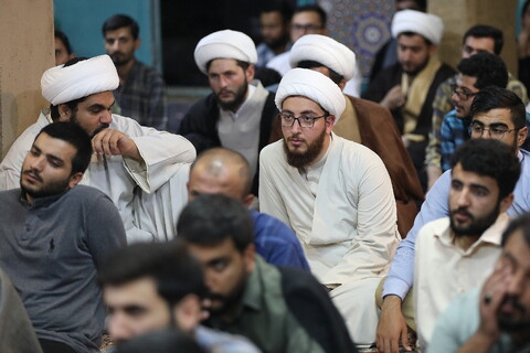 تصاویر/ مراسم گرامیداشت هفته دفاع مقدس در مدرسه الهادی قم