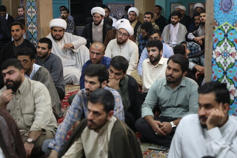 تصاویر/ مراسم گرامیداشت هفته دفاع مقدس در مدرسه الهادی قم