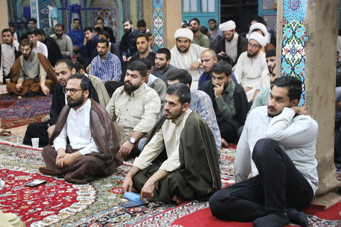 تصاویر/ مراسم گرامیداشت هفته دفاع مقدس در مدرسه الهادی قم