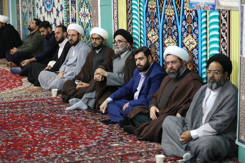 تصاویر/ مراسم گرامیداشت هفته دفاع مقدس در مدرسه الهادی قم