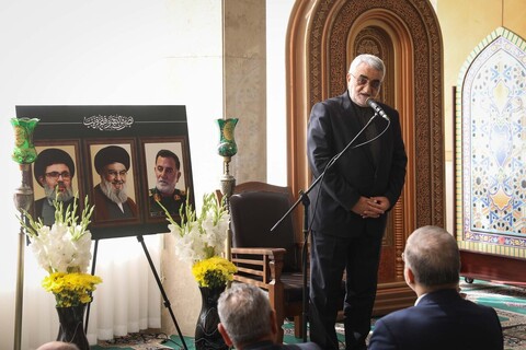 تصاویر/ مراسم بزرگداشت شهید سیدحسن نصرالله