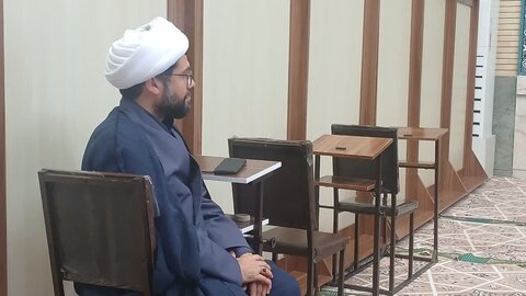 جلسه قرائت قرآن در مدرسه علمیه مدینه العلم کاظمیه