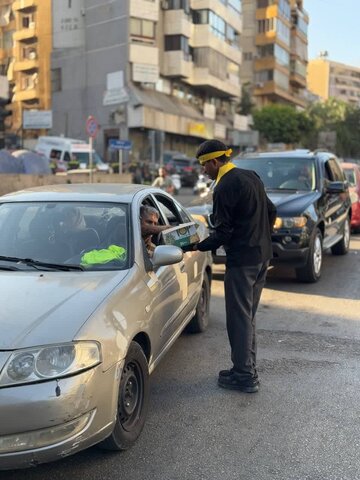 تصاویر/ موکب یزدی ها در ضاحیه