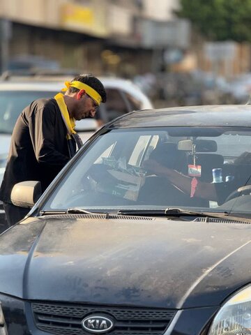 تصاویر/ موکب یزدی ها در ضاحیه