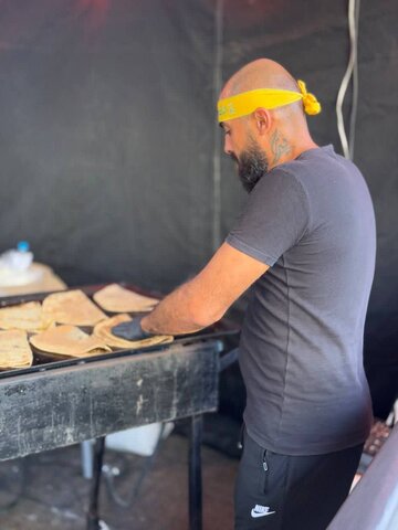 تصاویر/ موکب یزدی ها در ضاحیه