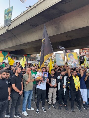 تصاویر/ موکب یزدی ها در ضاحیه