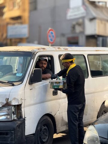 تصاویر/ موکب یزدی ها در ضاحیه