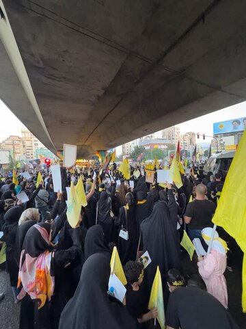 تصاویر/ موکب یزدی ها در ضاحیه