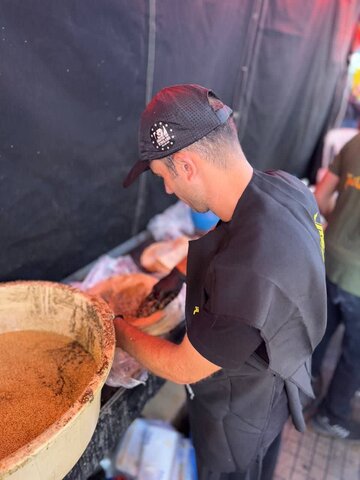 تصاویر/ موکب یزدی ها در ضاحیه