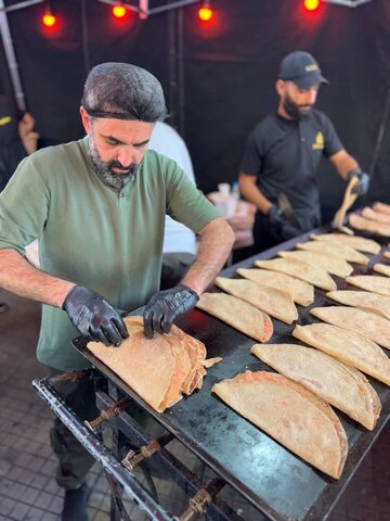 تصاویر/ موکب یزدی ها در ضاحیه