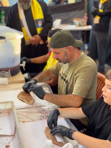 تصاویر/ موکب یزدی ها در ضاحیه