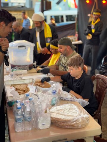 تصاویر/ موکب یزدی ها در ضاحیه