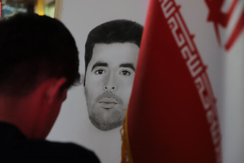 تصاویر/ یادبود خیابانی شهدای جنگ تحمیلی ۱۲ روزه با رژیم صهیونیستی در ارومیه