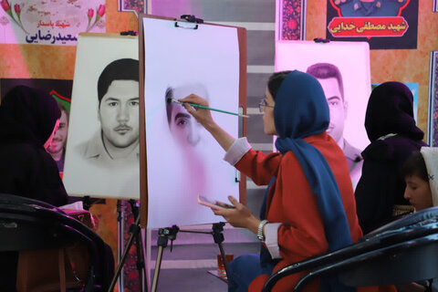 تصاویر/ یادبود خیابانی شهدای جنگ تحمیلی ۱۲ روزه با رژیم صهیونیستی در ارومیه