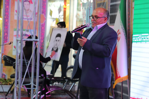 تصاویر/ یادبود خیابانی شهدای جنگ تحمیلی ۱۲ روزه با رژیم صهیونیستی در ارومیه