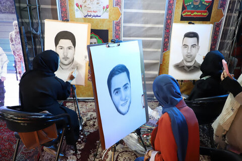 تصاویر/ یادبود خیابانی شهدای جنگ تحمیلی ۱۲ روزه با رژیم صهیونیستی در ارومیه