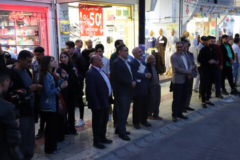 تصاویر/ یادبود خیابانی شهدای جنگ تحمیلی ۱۲ روزه با رژیم صهیونیستی در ارومیه