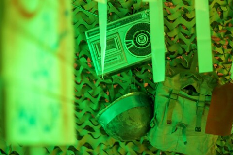 تصاویر| ویژه برنامه شب‌های معراج در کهف شهدا بیرجند