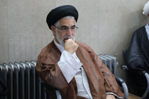 تصاویر/ مراسم سالگرد شهادت شهید سید حسن نصرالله و همرزمان شهیدش در مدرسه علمیه مصلی برگزار شد