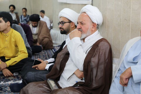 تصاویر/ مراسم سالگرد شهادت شهید سید حسن نصرالله و همرزمان شهیدش در مدرسه علمیه مصلی برگزار شد