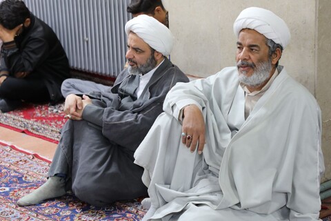 تصاویر/ مراسم سالگرد شهادت شهید سید حسن نصرالله و همرزمان شهیدش در مدرسه علمیه مصلی برگزار شد