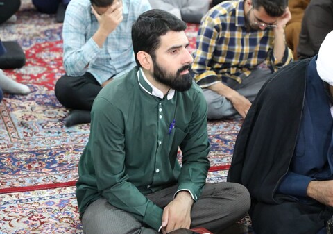 تصاویر/ مراسم سالگرد شهادت شهید سید حسن نصرالله و همرزمان شهیدش در مدرسه علمیه مصلی برگزار شد