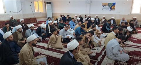 تصاویر/حضور آیت الله موسوی جزایری در مراسم افتتاحیه حوزه علمیه امیر المومنین (علیه السلام) ـ کوت عبدالله