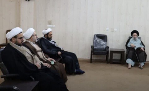 تصاویر/دیدار نهادهای حوزه های علمیه استان خوزستان با آیت الله موسوی جزایری