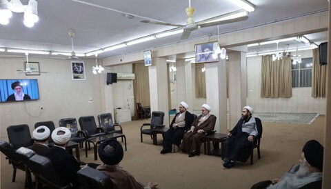 تصاویر/دیدار نهادهای حوزه های علمیه استان خوزستان با آیت الله موسوی جزایری