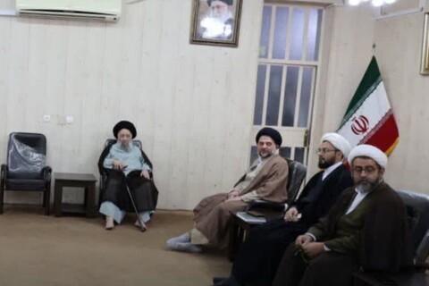 تصاویر/دیدار نهادهای حوزه های علمیه استان خوزستان با آیت الله موسوی جزایری