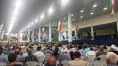 تصاویر/مراسم اولین سالگرد شهادت سیدمقاومت ،شهید سید حسن نصرالله در آران وبیدگل