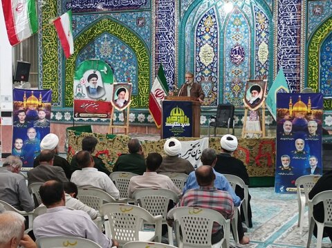 تصاویر/مراسم اولین سالگرد شهادت سیدمقاومت ،شهید سید حسن نصرالله در آران وبیدگل