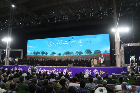 تصاویر/ اختتامیه دومین کنگره ملی سه هزار شهید استان سمنان با حضور مقامات کشوری و استانی