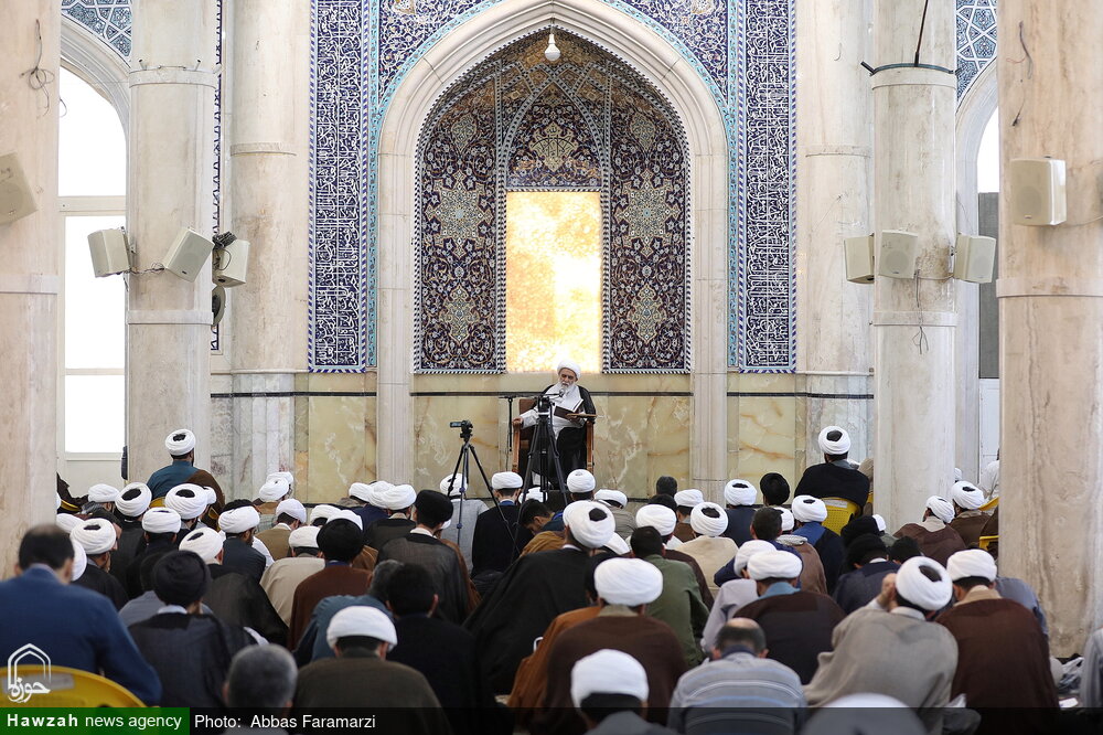 تصاویر/ درس خارج فقه آیت الله شب زنده دار