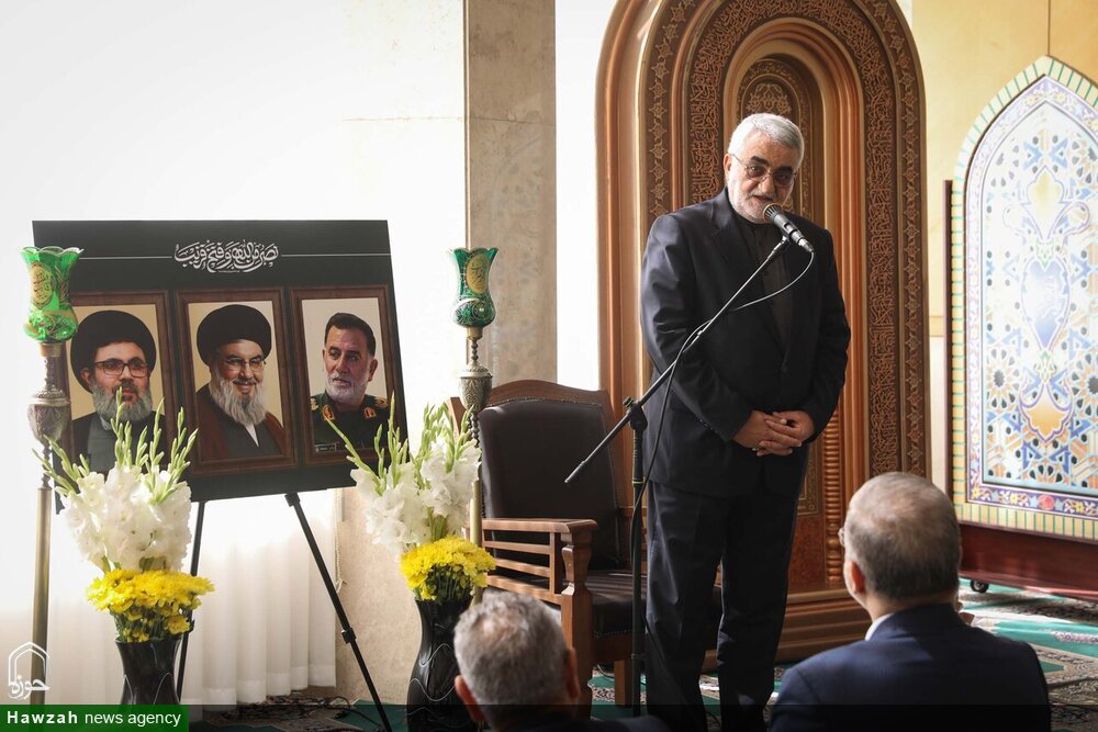 تصاویر/ مراسم بزرگداشت شهید سیدحسن نصرالله