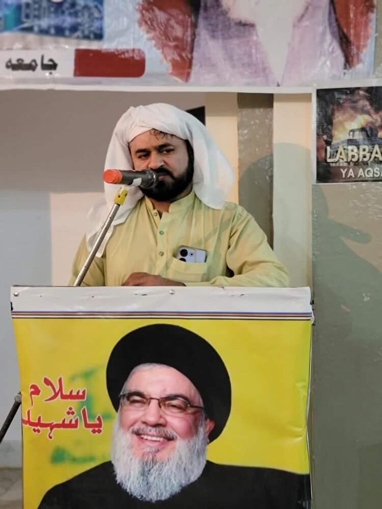 شہید سید حسن نصر اللہ نے پورے عالمِ اسلام پر گہرے احسانات کیے ہیں، علامہ سعید حیدر ہمدانی