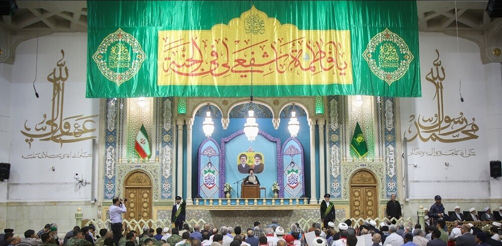 بزرگداشت سالگرد شهادت سید مقاومت در حرم مطهر حضرت معصومه(س)