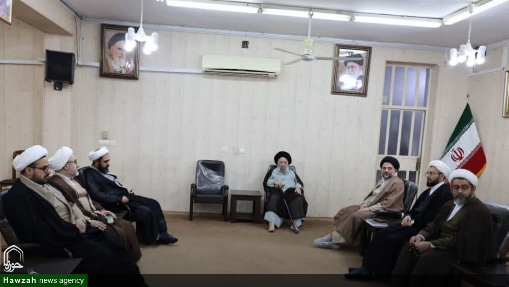 دیدار حوزویان خوزستان با آیت‌الله موسوی جزایری