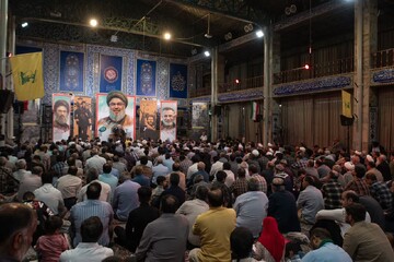 تصاویر/ عزاداری یزدی ها در اولین سالگرد شهادت سیدحسن نصرالله