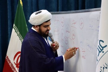 حضور مسئولان در کارگاه «سفیران مهر و هدایت» در امامزاده عبدالله (ع) بافق+عکس