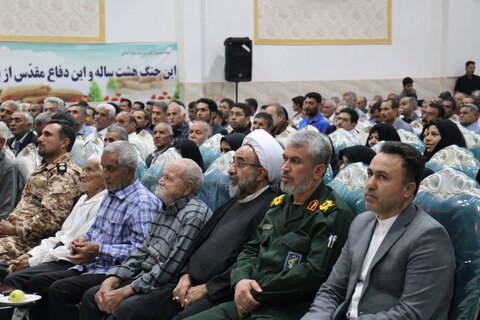 تصاویر/ همایش رزمندگان دوران دفاع مقدس شهرستان خاتم