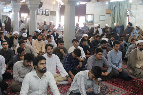 تصاویر / مراسم گرایمیداشت هفته مقدس در حوزه علمیه استان قزوین برگزار شد