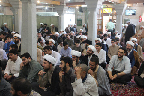 تصاویر / مراسم گرایمیداشت هفته مقدس در حوزه علمیه استان قزوین برگزار شد